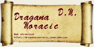 Dragana Moračić vizit kartica